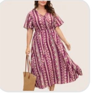 Bloom Chic Floral Tie Dye Dress